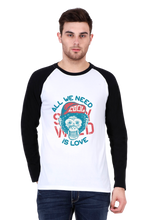 Load image into Gallery viewer, All We Need is Love - Men&#39;s Raglan Full Sleeve T-Shirt
