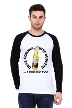 Load image into Gallery viewer, Corona WTF - Men&#39;s Raglan Full Sleeve T-Shirt
