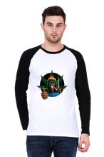 Load image into Gallery viewer, Afro Stoner - Men&#39;s Raglan Full Sleeve T-Shirt
