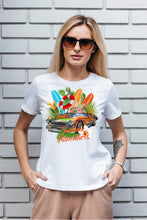 Load image into Gallery viewer, Summer Adventures - Women&#39;s Round Neck Half Sleeve T-Shirt
