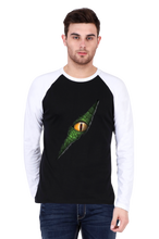 Load image into Gallery viewer, Croc Eye - Men&#39;s Raglan Full Sleeve T-Shirt
