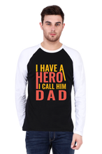 Load image into Gallery viewer, Hero Dad - Men&#39;s Raglan Full Sleeve T-Shirt
