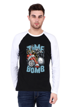 Load image into Gallery viewer, Time Bomb - Men&#39;s Raglan Full Sleeve T-Shirt
