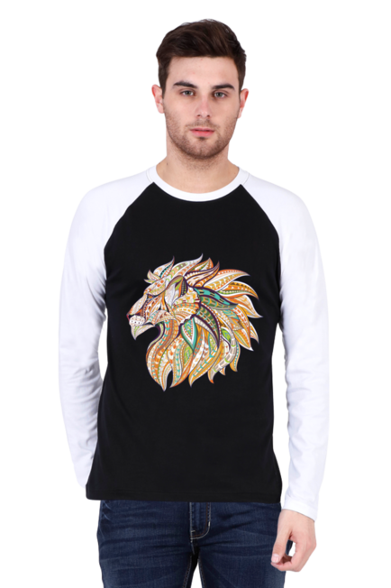 Lion - Men's Raglan Full Sleeve T-Shirt