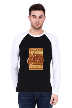 Load image into Gallery viewer, Freedom Motorcycles - Men&#39;s Raglan Full Sleeve T-Shirt
