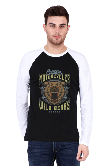 Wild Bears Garage - Men's Raglan Full Sleeve T-Shirt