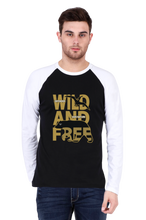 Load image into Gallery viewer, Wild And Free - Men&#39;s Raglan Full Sleeve T-Shirt
