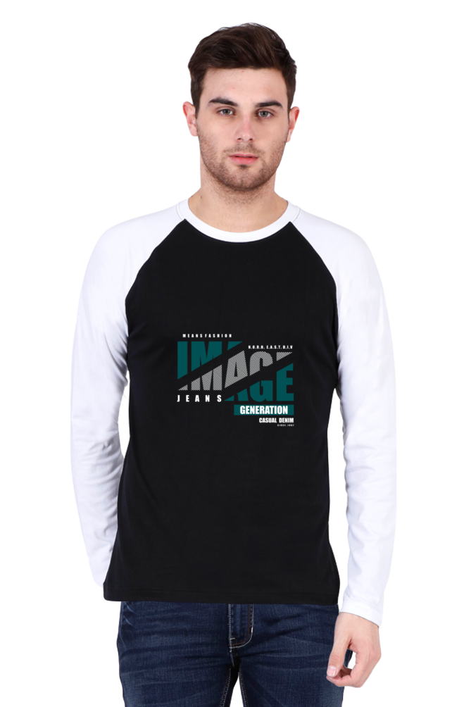 Image Generation - Men's Raglan Full Sleeve T-Shirt