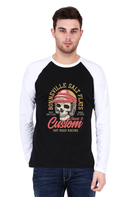 Bonneville Salt Flats - Men's Raglan Full Sleeve T-Shirt