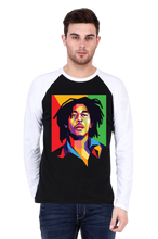 Load image into Gallery viewer, Bob Marley - Men&#39;s Raglan Full Sleeve T-Shirt
