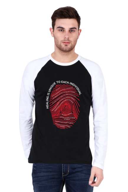 Thumb Impression - Men's Raglan Full Sleeve T-Shirt