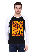 Load image into Gallery viewer, Urban Skate Board NYC - Men&#39;s Raglan Full Sleeve T-Shirt
