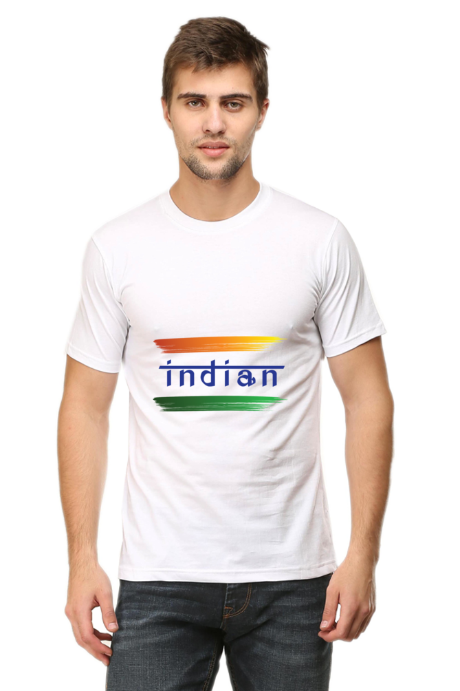 Indian - Men's Round Neck Half Sleeve T-Shirt