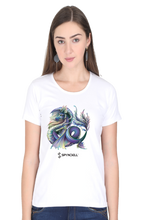 Load image into Gallery viewer, Spyndell Dragon - Women&#39;s Round Neck Half Sleeve T-Shirt

