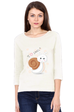 Load image into Gallery viewer, Snail Queen - Women&#39;s Round Neck Full Sleeve T-Shirt
