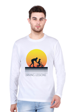 Load image into Gallery viewer, Driving Lessons - Men&#39;s Round Neck Full Sleeve T-Shirt
