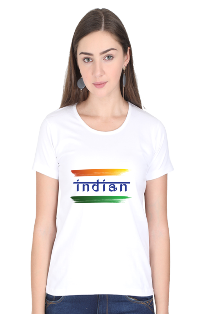Indian - Women's Round Neck Half Sleeve T-Shirt