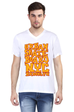 Load image into Gallery viewer, Urban Skate Board NYC-Men&#39;s V-Neck Half Sleeve T-Shirt
