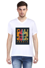 Load image into Gallery viewer, California Dreaming - Men&#39;s V-Neck Half Sleeve T-Shirt
