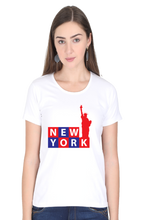 Load image into Gallery viewer, Liberty of New York - Women&#39;s Round Neck Half Sleeve T-Shirt
