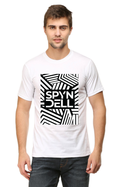 Spyndell 3 - Men's Round Neck Half Sleeve T-Shirt