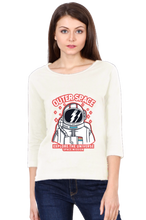 Load image into Gallery viewer, Outer Space Mission -  Women&#39;s Round Neck Full Sleeve T-Shirt

