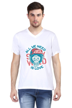 Load image into Gallery viewer, All We Need is Love - Men&#39;s V-Neck Half Sleeve T-Shirt
