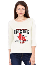 Load image into Gallery viewer, Boxing - Women&#39;s Round Neck Full Sleeve T-Shirt
