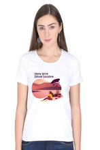 Load image into Gallery viewer, Enjoy you Dream Vacation - Women's Round Neck Half Sleeve T-Shirt
