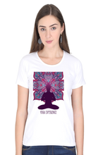 Load image into Gallery viewer, Yoga Experience - Women&#39;s Round Neck Half Sleeve T-Shirt
