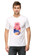 Load image into Gallery viewer, Pineapple Sunset - Men's Round Neck Half Sleeve T-Shirt
