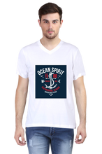 Load image into Gallery viewer, Ocean Spirit - Men&#39;s V-Neck Half Sleeve T-Shirt
