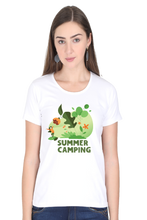 Load image into Gallery viewer, Summer Camping - Women's Round Neck Half Sleeve T-Shirt
