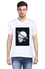 Load image into Gallery viewer, Skull Jupiter - Men&#39;s V-Neck Half Sleeve T-Shirt
