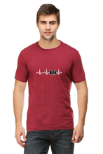 Load image into Gallery viewer, Photography Heart Beat - Men&#39;s Round Neck Half Sleeve T-Shirt
