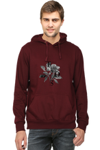 Load image into Gallery viewer, Rose Black - Hooded SweatShirt
