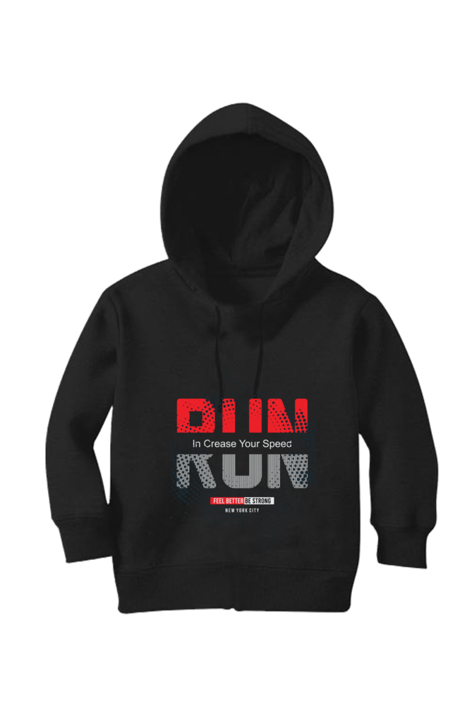 Run Feel Better and Best - Kid's Hooded SweatShirt