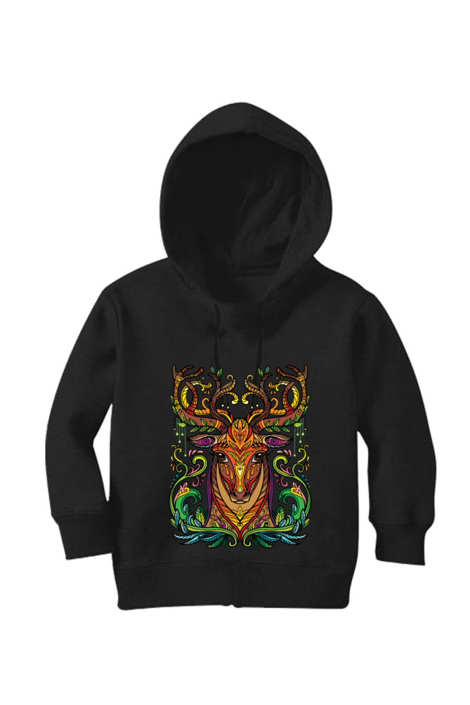 Vibrant Stag - Kid's Hooded SweatShirt