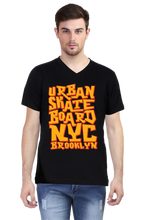 Load image into Gallery viewer, Urban Skate Board NYC-Men&#39;s V-Neck Half Sleeve T-Shirt
