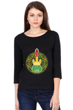 Load image into Gallery viewer, Raggae Music - Women&#39;s Round Neck Full Sleeve T-Shirt
