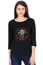 Load image into Gallery viewer, Halloween I Just Wanna Play With You - Women&#39;s Round Neck Full Sleeve T-Shirt
