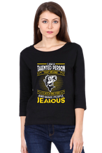 Load image into Gallery viewer, Jealous - Women&#39;s Round Neck Full Sleeve T-Shirt
