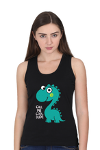 Load image into Gallery viewer, Call Me Cool Dude Dino - Women&#39;s Tank Top
