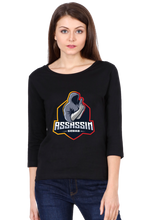 Load image into Gallery viewer, Assassin Squad - Women&#39;s Round Neck Full Sleeve T-Shirt
