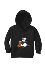 Load image into Gallery viewer, Surprised Panda - Kid&#39;s Hooded SweatShirt
