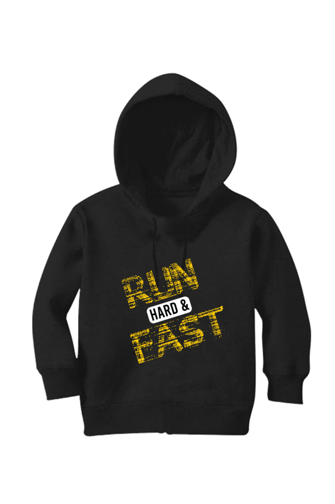 Run Hard and Fast - Kid's Hooded SweatShirt