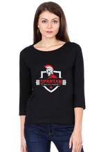 Load image into Gallery viewer, Spartans - Women&#39;s Round Neck Full Sleeve T-Shirt
