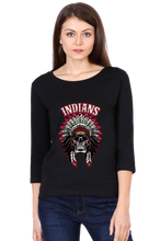 Load image into Gallery viewer, Indian Tribe - Women&#39;s Round Neck Full Sleeve T-Shirt
