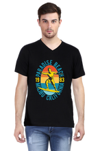 Load image into Gallery viewer, Malibu Paradise Beach - Men&#39;s V-Neck Half Sleeve T-Shirt
