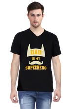 Load image into Gallery viewer, Superhero Dad - Men&#39;s V-Neck Half Sleeve T-Shirt
